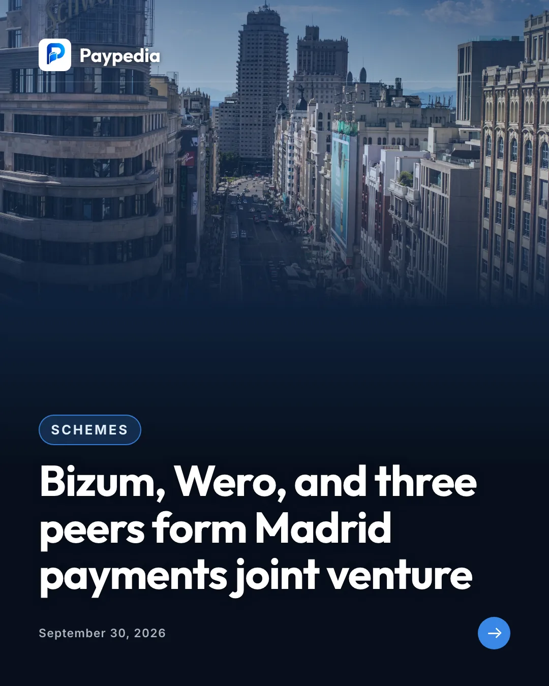 Schemes. Bizum, Wero, and three peers form Madrid payments joint venture