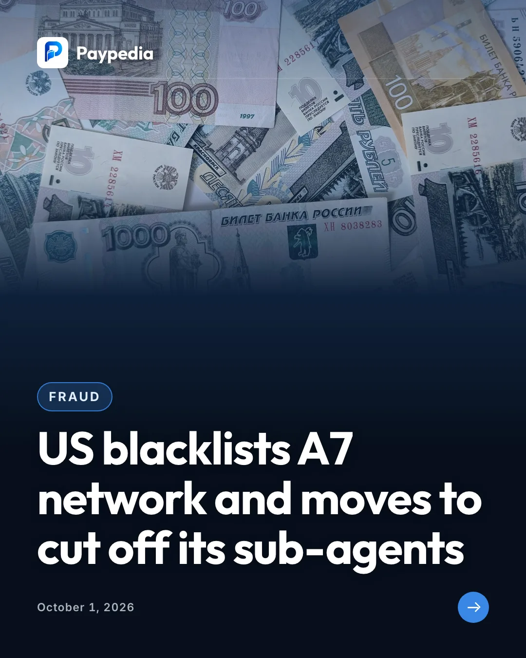 Fraud. US blacklists A7 network and moves to cut off its sub-agents